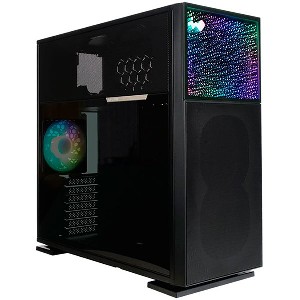 Chassis In Win N515, Tempered Glass, Steel Frame, ARGB Nebula Panel, InWin Luna AL120